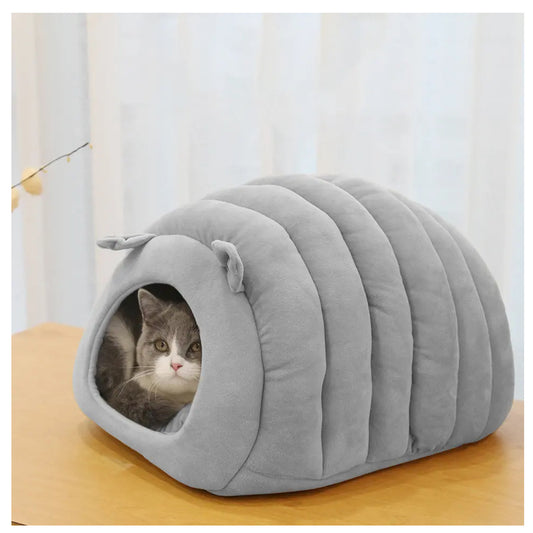 Cama cueva para mascotas | Felpa